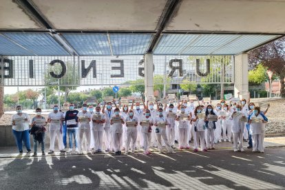 Nueva jornada de protestas del personal de Urgencias, que reclama mejor atención para los pacientes.