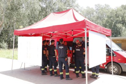 Imagen de archivo de un operativo de búsqueda en Lleida.