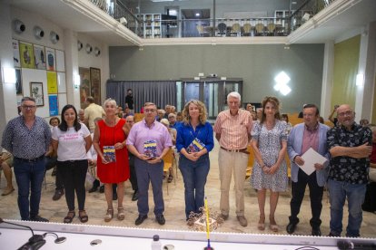 La sala de actos de la concejalía de Cultura de la Paeria acogió la presentación del libro.