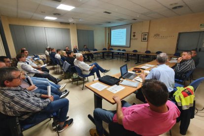 Imatge de la reunió del Consell d’Alcaldes.