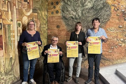 Llauradó, Latorre, Noguera y Barrull en la presentación de la feria.