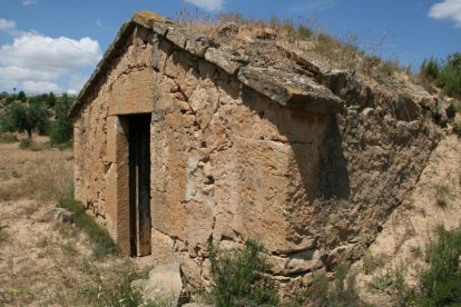 Una de les cabanes de volta del Segrià que podrien allotjar turistes dins d’aquesta iniciativa.