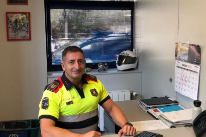 Albert Cela, cap de l'ART dels Mossos a  l'Alt Pirineu i Aran