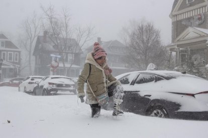 La neu s’ha generalitzat en bona part del nord dels Estats Units per la tempesta àrtica.