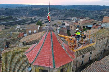 Conveni per reparar i utilitzar les instal·lacions de l'església de l'Albagés