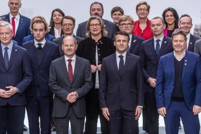 Scholz i Macron van ratificar ahir el seu suport a Ucraïna.