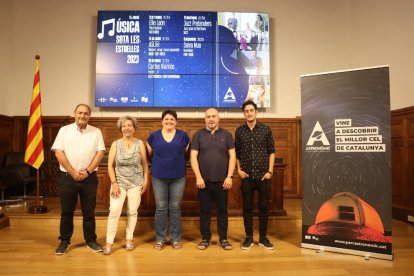 Presentación del ciclo ayer en el IEI en Lleida. 