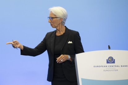 La presidenta del BCE, Christine Lagarde.