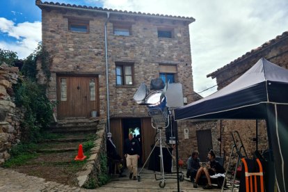 La casa de la protagonista a la pel·lícula que Elena Trapé ha filmat a Antist, a la Torre de Capdella.