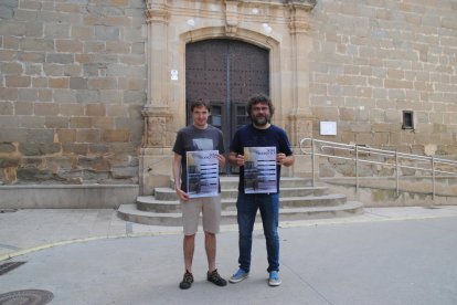 El alcalde, Joan Carles Sánchez y el concejal Bernat Ramon. 