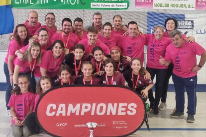 El Fem 13 del Finques Prats Lleida, campeón de la Copa Catalana