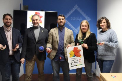 Presentació del VII Festival del Joc del Pirineu, ahir a la Seu.