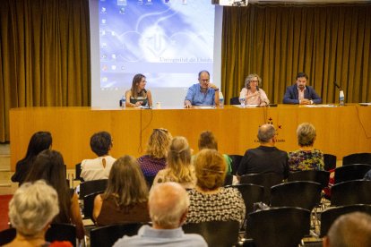 Jornada celebrada ayer en la Facultad de Medicina de la UdL. 