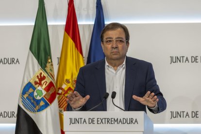 El presidente en funciones de Extremadura y candidato a la reelección, Guillermo Fernández Vara.