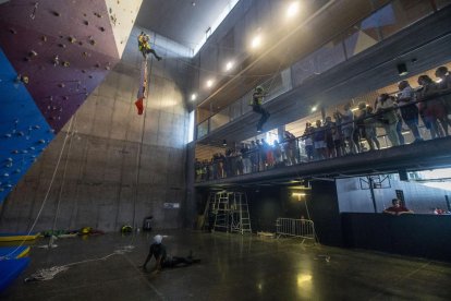 Imatge de la demostració de la Guàrdia Civil.