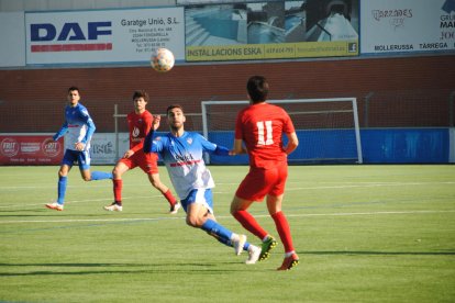 A la imatge, un partit del Mollerussa al seu camp aquesta temporada.