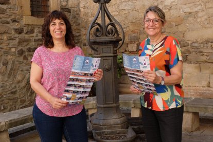 Presentación ayer del programa cultural para las vacaciones de verano en Tàrrega. 