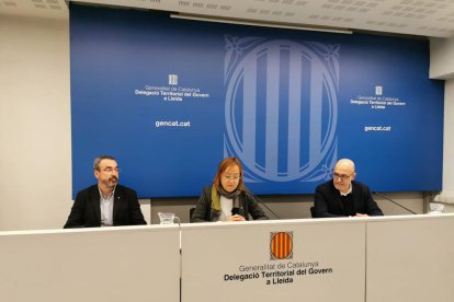 Atención ayer en la delegación del Govern en Lleida. 