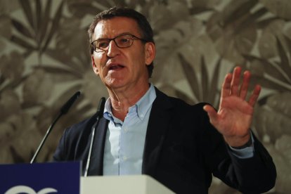 El president del PP, Alberto Núnez Feijóo.