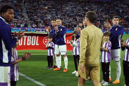 El Valladolid va fer el passadís al Barça com a campió de Lliga.