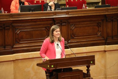 Maria Vergés, en el Parlament.