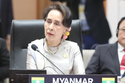 Aung San Suu Kyi. 