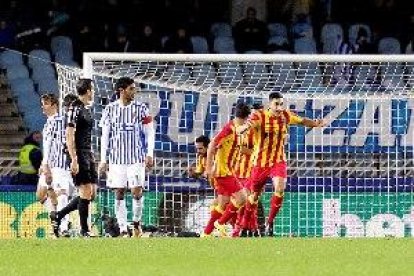 El Lleida remonta tres goles y apea a la Real Sociedad de la Copa