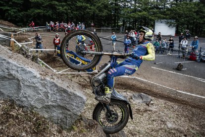 El pilot de Vilanova de Segrià, en una de les zones del Gran Premi del Japó a Motegi.