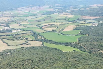 Imagen de archivo del accidente mortal de parapente que hubo el pasado septiembre en Àger.