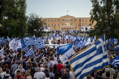 L’actual president, Kyriakos Mitsotakis, aspira a la reelecció.