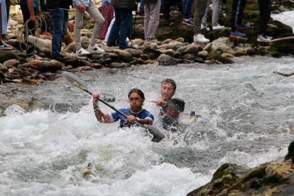 La parella lleidatana, durant la competició a Astúries.