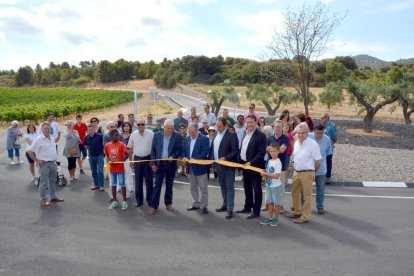 La inauguración de la variante de la LP-7013 en La Pobla.