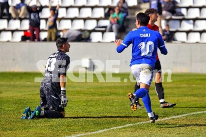 Una acció del partit.