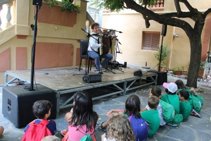 Recital inaugural l’any passat als jardins de l’Hotel Andria.