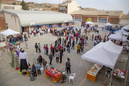 Acte sobre inserció cultural al pati dissabte passat.