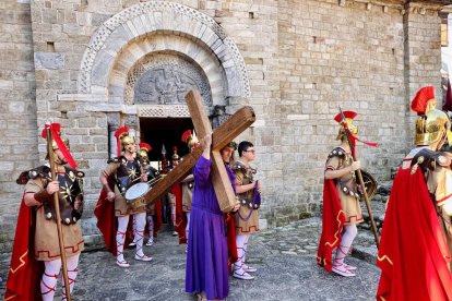 Bossòst va celebrar el viacrucis ahir al matí.