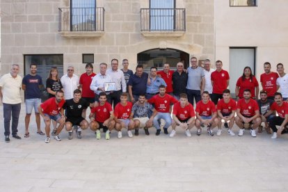 Homenatge a l'Alpicat per l'ascens a Primera Catalana