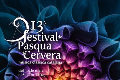 Cartel del Festival de Pasqua de Cervera