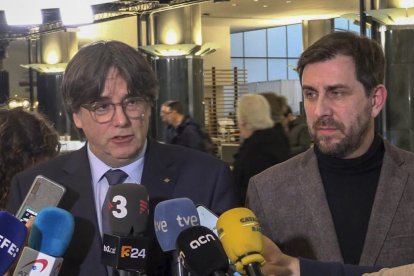 Carles Puigdemont i Toni Comín tenen la immunitat d’europarlamentaris suspesa.