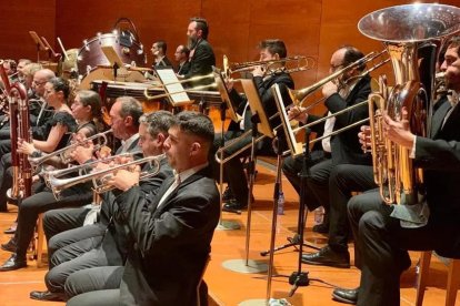 Un moment del concert de l’OJC diumenge a l’Auditori.