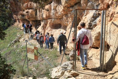 Una ruta cultural dona a conèixer un dels conjunts d'art rupestres més destacats i rars de Catalunya ubicat a Capçanes