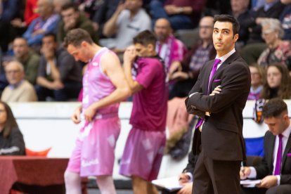 Gerard Encuentra, durante un partido en el Barris Nord.