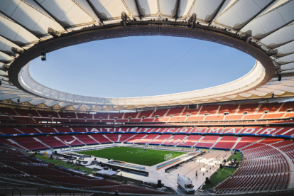 El estadio Cívitas Metropolitano, donde se disputarán las finales.