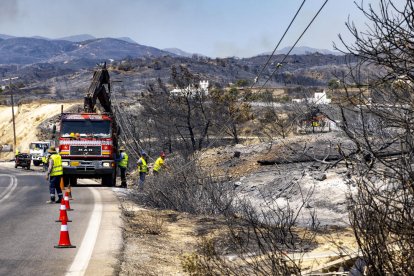 La situación de los incendios empieza a mejorar en Italia y Grecia