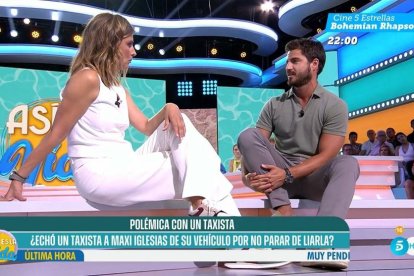 Sandra Barneda con Maxi Iglesias.