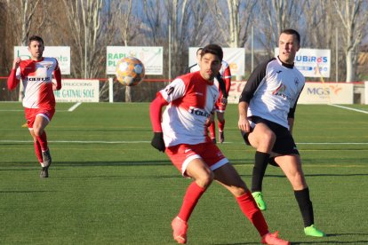 Una acció del partit disputat dissabte a Vallfogona de Balaguer.