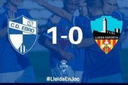 Escolta la retransmissió del CD Ebro 1 - Lleida Esportiu 0