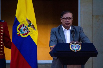 Imagen del presidente de Colombia, Gustavo Petro, en febrero pasado.