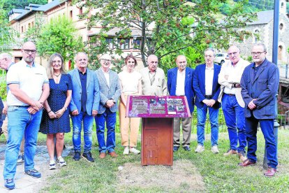 La consellera Ubasart presidió el acto de homenaje.