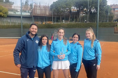 El CN Lleida, subcampió català en tenis